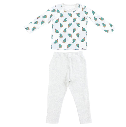 Nest Designs Organic Cotton Two-Piece PJ Set - A Quail
Tale