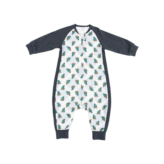 Nest Designs Raglan Bamboo Long Sleeve Sleep Suit
2.5 TOG - A Quail Tale