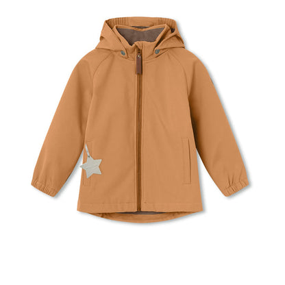 Mini A Ture Aden Softshell Jacket - ALMOND BROWN