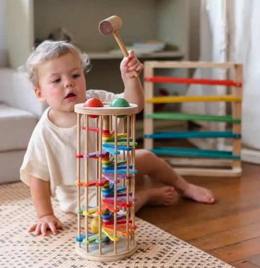 澳洲自然美感QToys Pound A Ball Tower