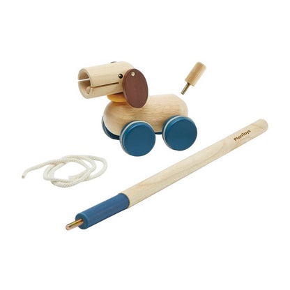 泰国Plantoys小狗汪汪推拉车