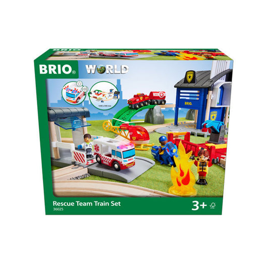 瑞典Brio-Rescue Team Train Set