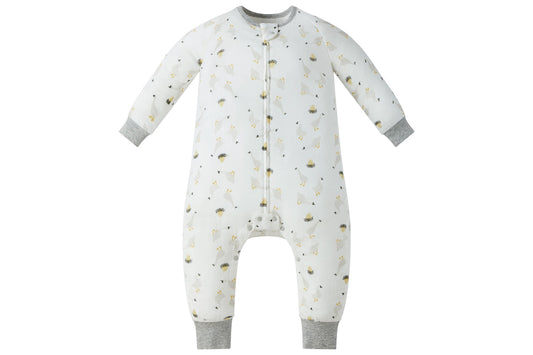 Nest Designs Bamboo Pima Long Sleeve Footed Sleep Bag 0.6 TOG - The Goose & The Golden egg