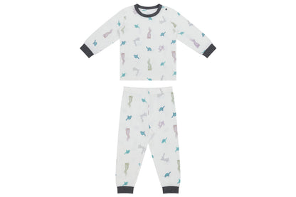 Nest Designs Bamboo Two-Piece Long Sleeve PJ Set - The Tortoise & The Hare