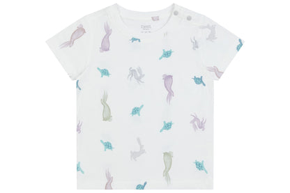 Nest Designs Bamboo Jersey Short Sleeve T-Shirt - The Tortoise & The Hare