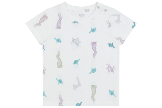 Nest Designs Bamboo Jersey Short Sleeve T-Shirt - The Tortoise & The Hare