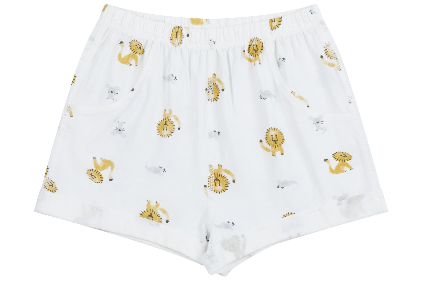 Nest Designs Bamboo Jersey Shorts - The Lion and The Mouse