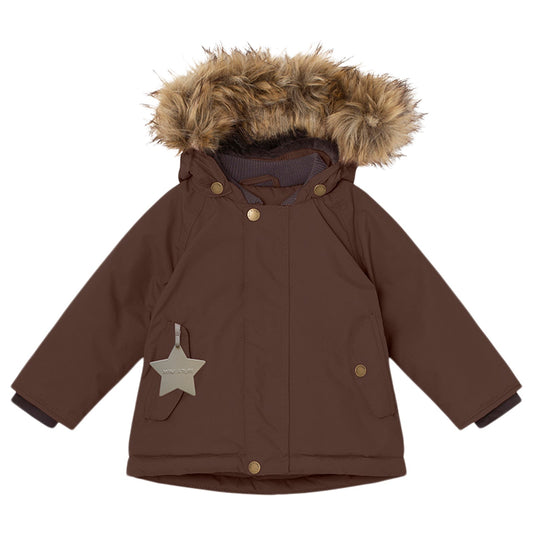 Mini A Ture Wally Fake Fur-Dark Choco