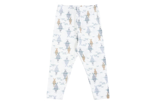 Nest Designs Bamboo Jersey Leggings - Ocean Float