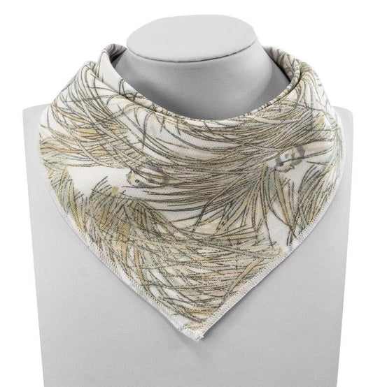 Nest Designs-Bamboo Baby Bandana Bib - Seagulls & Seagrass