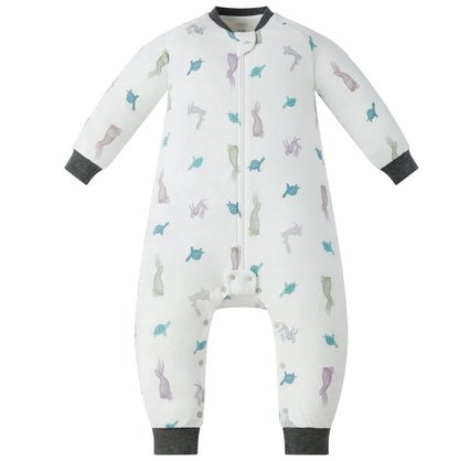 Nest Designs-Avocado Bamboo Long Sleeve Footed Sleep Bag 1.0 TOG - The Tortoise & The Hare