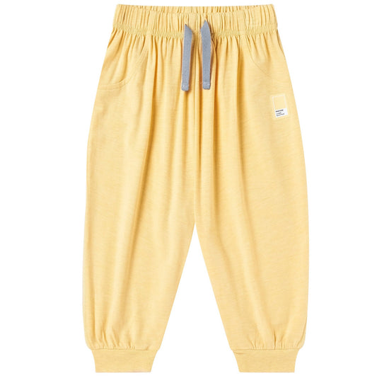 Nest Designs Bamboo Jersey Harem Pants - Pantone Sunset Gold