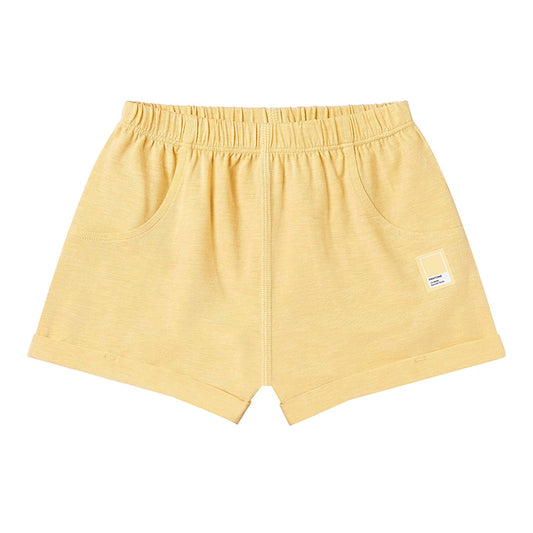 Nest Designs Bamboo Jersey Shorts - Pantone Sunset Gold