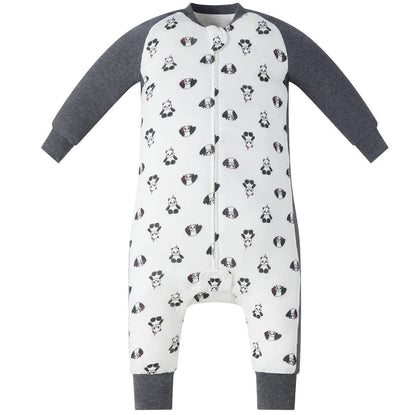 Nest Designs Bamboo Long Sleeve Footed Sleep Bag 1.0 TOG - Panda Party