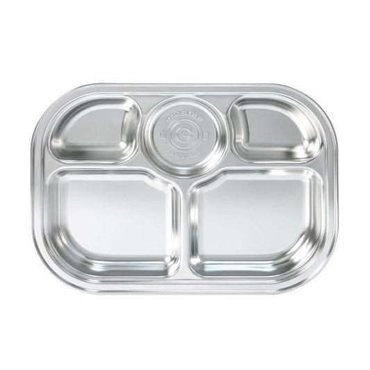 韩国Grosmimi Stainless Steel Food Tray with 5 Comparment不含吸盘