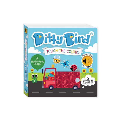 Ditty Bird First Sensory Book -Montessori- Touch the colors
