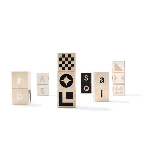 美国Uncle Goose Classic Abc Blocks-质感满满的益智积木块
