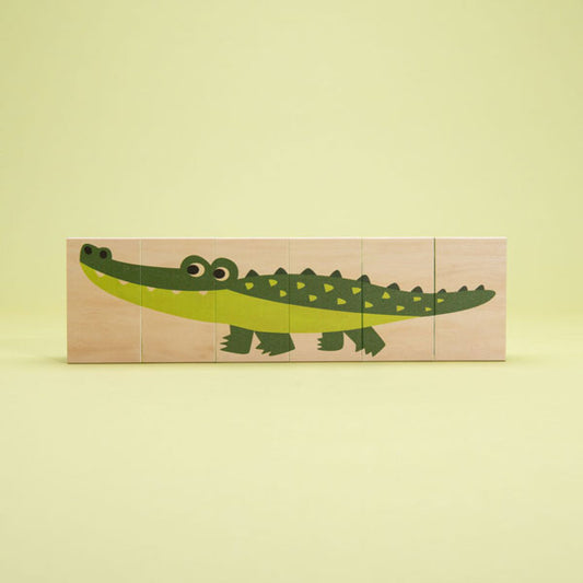 美国Uncle Goose Environments Swamp Blocks-质感满满的益智积木块