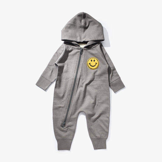 加拿大Sapling Child Be Happy Winter Zipsuit-有机棉华系列