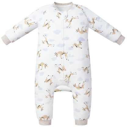 Nest Designs 1.0 TOG Organic Cotton Long Sleeve Sleep Bag - Gazelle Sky