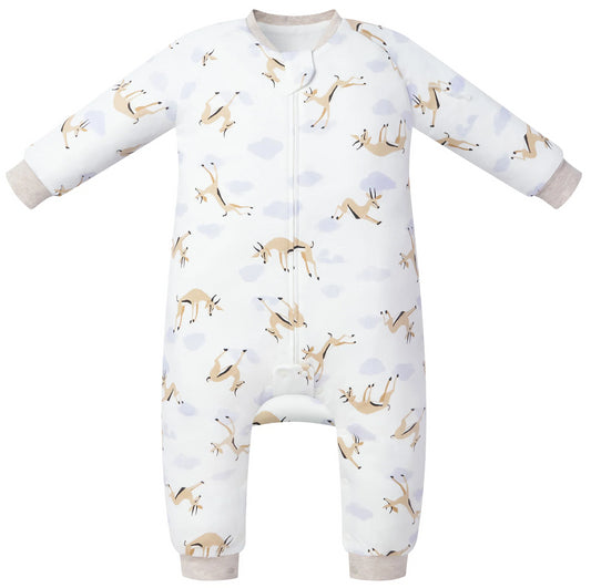 Nest Designs 1.0 TOG Organic Cotton Long Sleeve Sleep Bag - Gazelle Sky