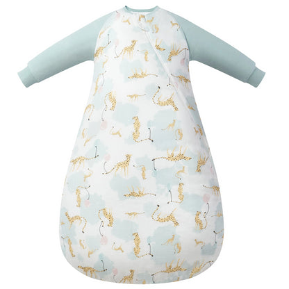 Nest Designs 2.5 TOG Wool Blended Long Sleeve Sleep Bag - Cheetah Party