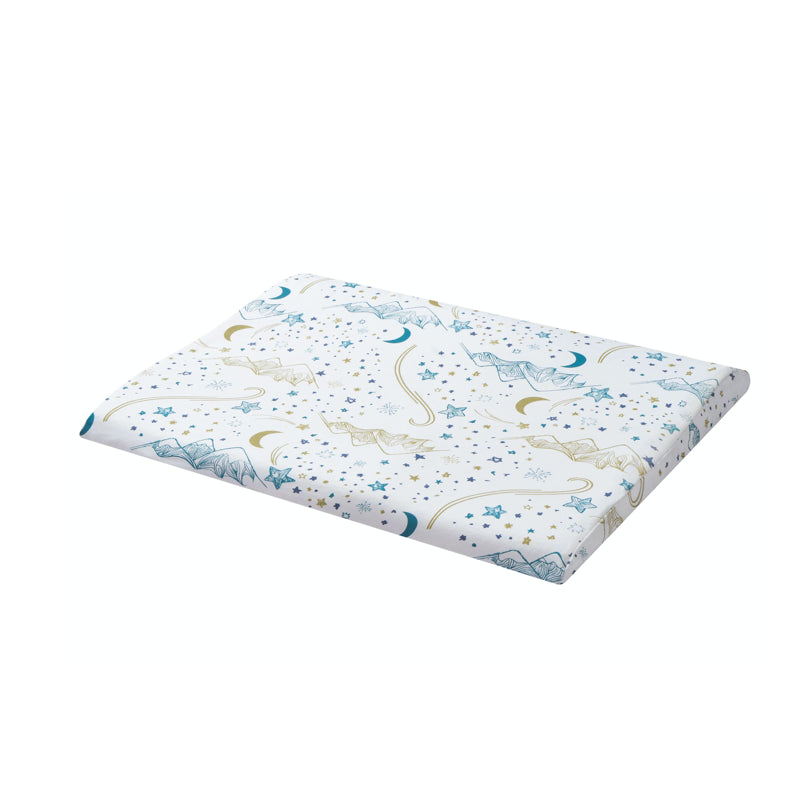 Nest Designs Bamboo Jersey Toddler Pillow and Pillowcase (Medium 55X 35) - Stars white