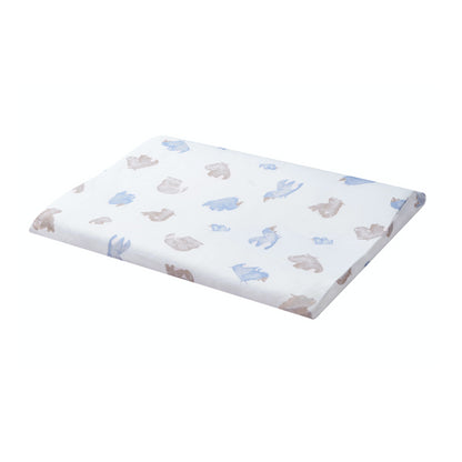 Nest Designs Bamboo Jersey Toddler Pillow and Pillowcase (Medium 55X35) - Rhino Hippo