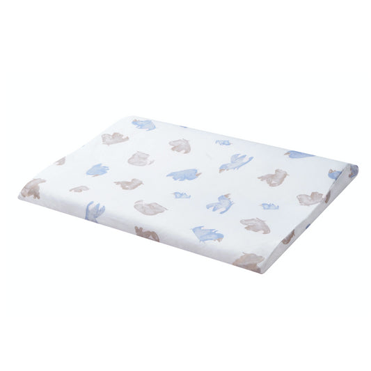 Nest Designs Bamboo Jersey Toddler Pillow and Pillowcase (Small 45X30) - Rhino Hippo