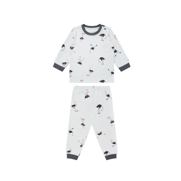 Nest Designs Organic Cotton Two-Piece PJ Set - Let's Roll!