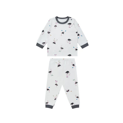 Nest Designs Organic Cotton Two-Piece PJ Set - Let's Roll!