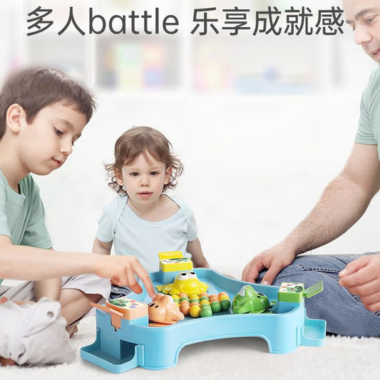 贝恩施小青蛙吃豆豆亲子互动桌面玩具3-6岁