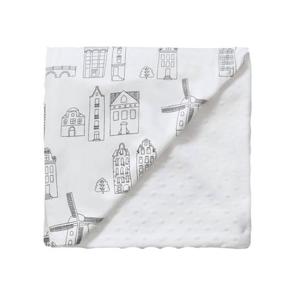 韩国Dono&Dono Embossed Cotton Blanket-Dream House