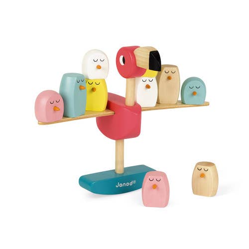法国Janod Zigolos - Balancing Game - Flamingo