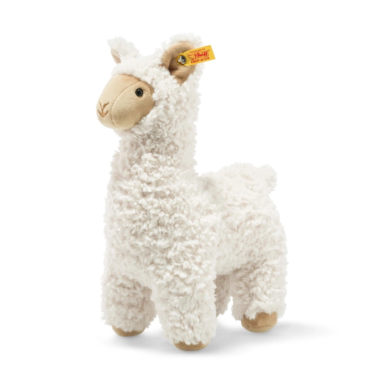 德国百年手工泰迪Steiff Leandro Llama Plush Toy, 11 Inches