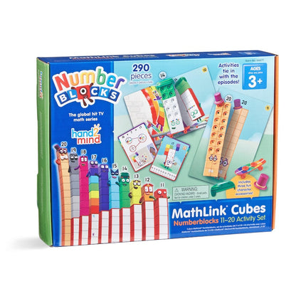 美国Numberblocks Mathlink Cubes 11-20 Set