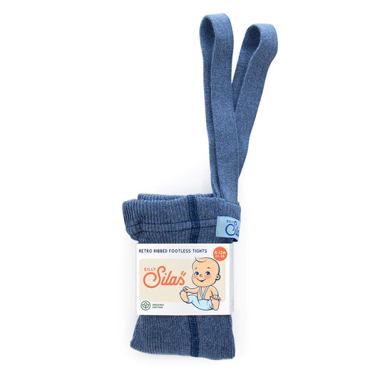 丹麦Silly Silas-Classic Footless Steel Blue