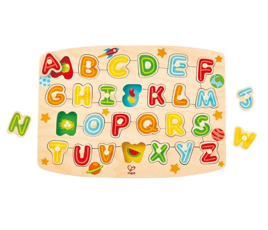 Hape Alphabet Peg Puzzle 字母拼图