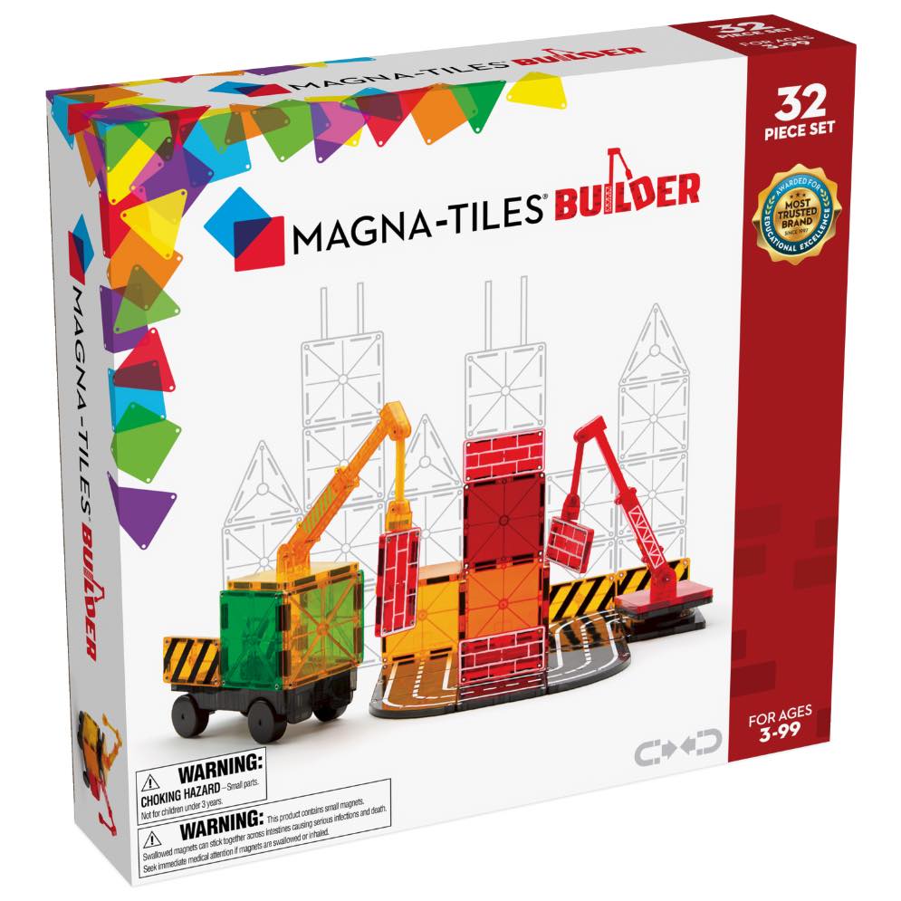 MAGNA-TILES Builder 32-Piece Set