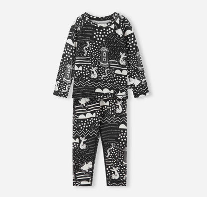 Reima Wool & Lyocell Thermal Set - Trivsam BLACK