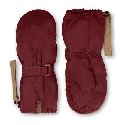 丹麦Mini A Ture- Cesar fleece lined gloves2850-RED MERLOT