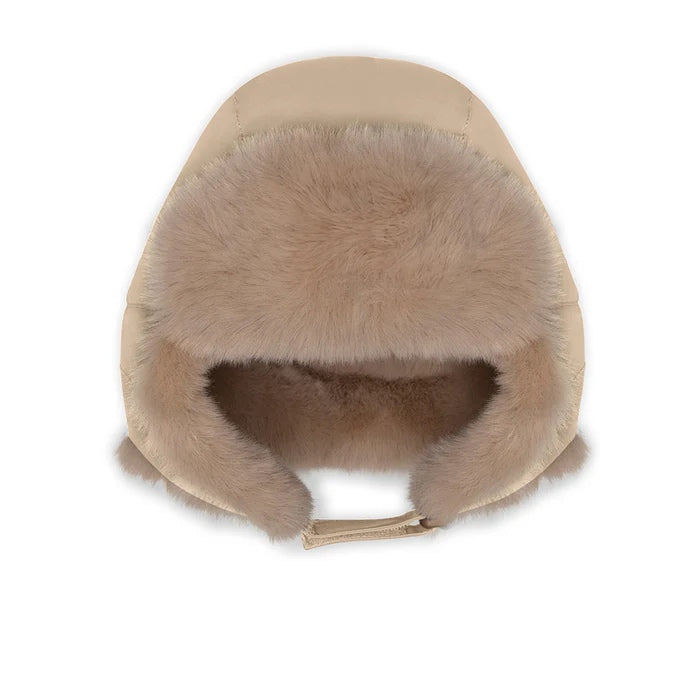 丹麦Mini A Ture- Crister teddy lined winter hood1330-SAVANNAH TAN