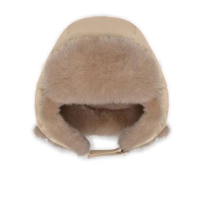 丹麦Mini A Ture- Crister teddy lined winter hood1330-SAVANNAH TAN
