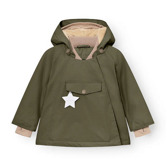 丹麦Mini A Ture- Wang fleece winter jacket 7675-OLIVE NIGHT