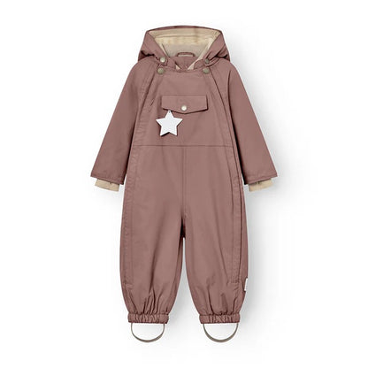 丹麦Mini A Ture- Wisti lined fleece snowsuit 4650-LIGHT PLUM