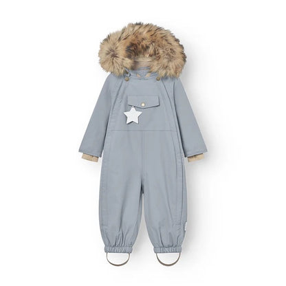 丹麦Mini A Ture- Wisti fleece lined snowsuit FUR5222-CITADEL BLUE