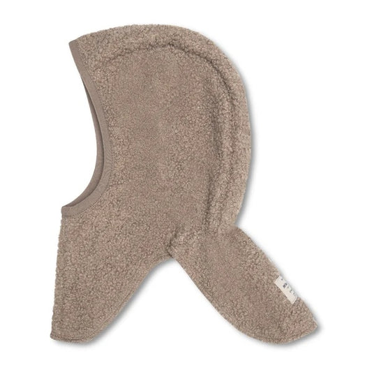 丹麦Mini A Ture- Jeffi teddyfleece elephant hood 9440-GREY BROWN