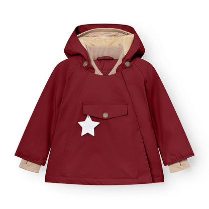 丹麦Mini A Ture- Wang fleece winter jacket 2850-RED MERLOT