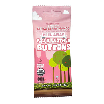 果味超浓的果丹皮Organic Strawberry-MangoPeel Away