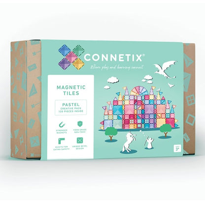 澳洲Connetix磁力片天花板-120 Piece Pastel Creative Pack